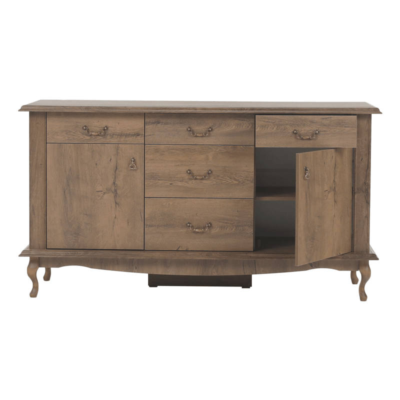 Casa si Gradina - Mobilier - Comode si corpuri - Comode - Scrin DA7, stejar lefkas, VILAR - Infinity.ro