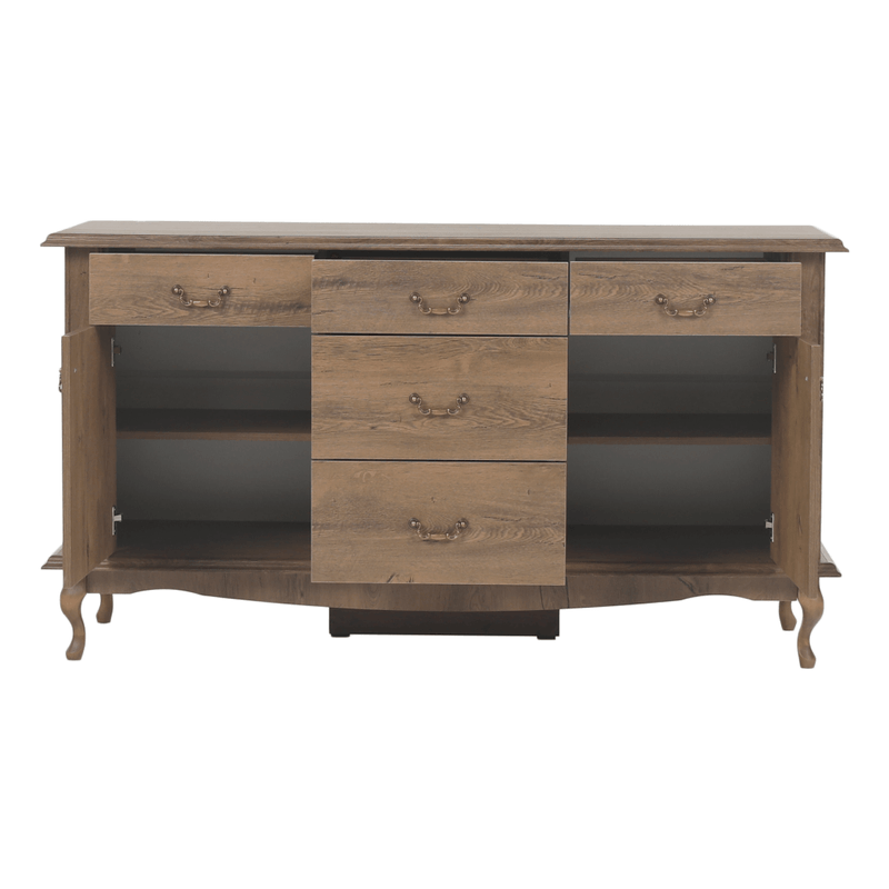 Casa si Gradina - Mobilier - Comode si corpuri - Comode - Scrin DA7, stejar lefkas, VILAR - Infinity.ro