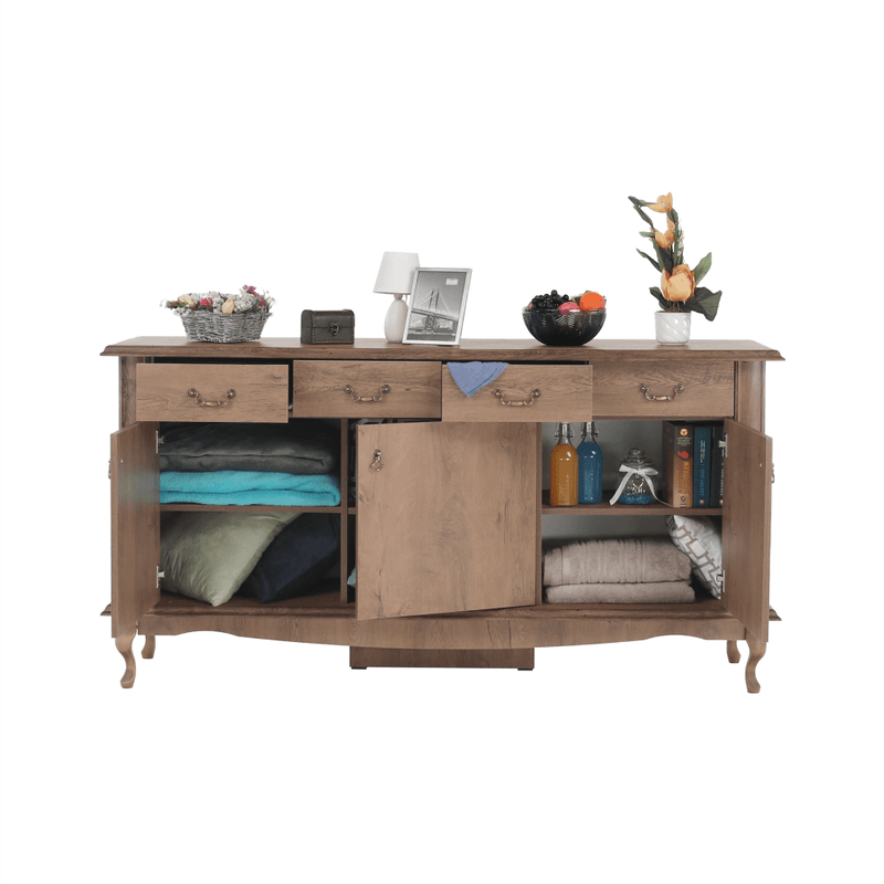 Casa si Gradina - Mobilier - Comode si corpuri - Comode - Scrin DA6, stejar lefkas, VILAR - Infinity.ro