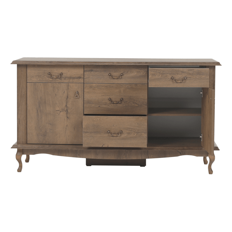 Casa si Gradina - Mobilier - Comode si corpuri - Comode - Scrin DA7, stejar lefkas, VILAR - Infinity.ro