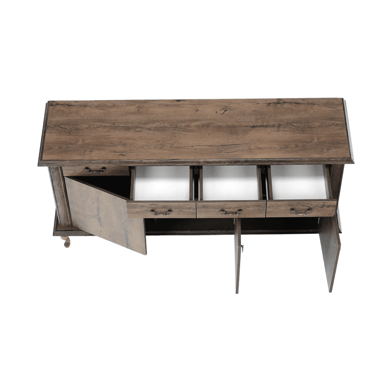 Casa si Gradina - Mobilier - Comode si corpuri - Comode - Scrin DA6, stejar lefkas, VILAR - Infinity.ro