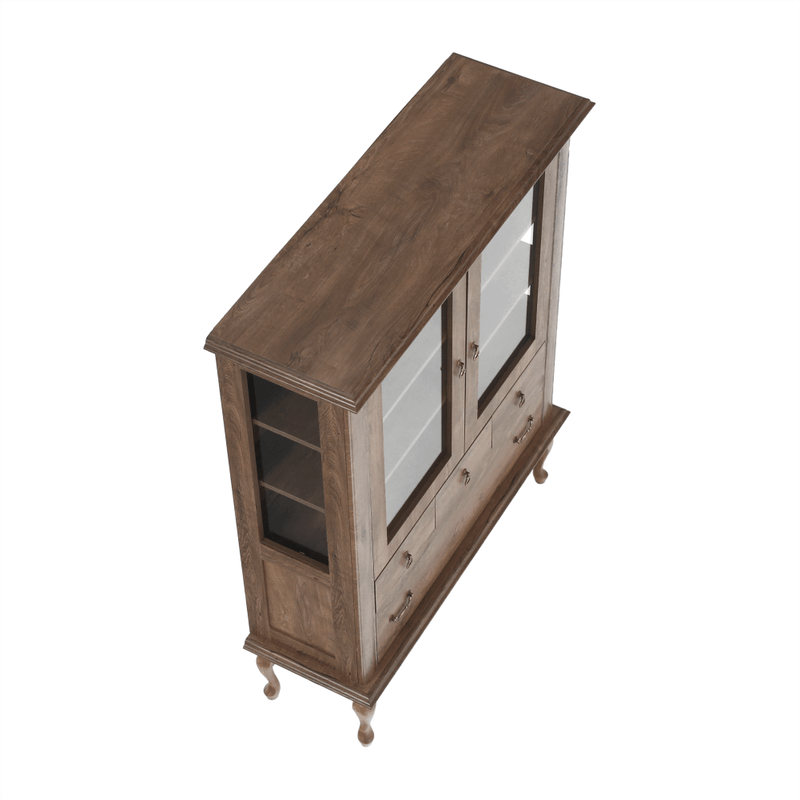 Casa si Gradina - Mobilier - Dulapuri si sifoniere - Dulapuri - Vitrina DA5, stejar lefkas, VILAR - Infinity.ro