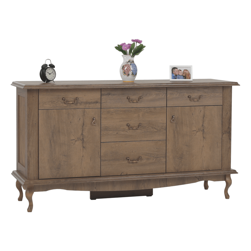 Casa si Gradina - Mobilier - Comode si corpuri - Comode - Scrin DA7, stejar lefkas, VILAR - Infinity.ro