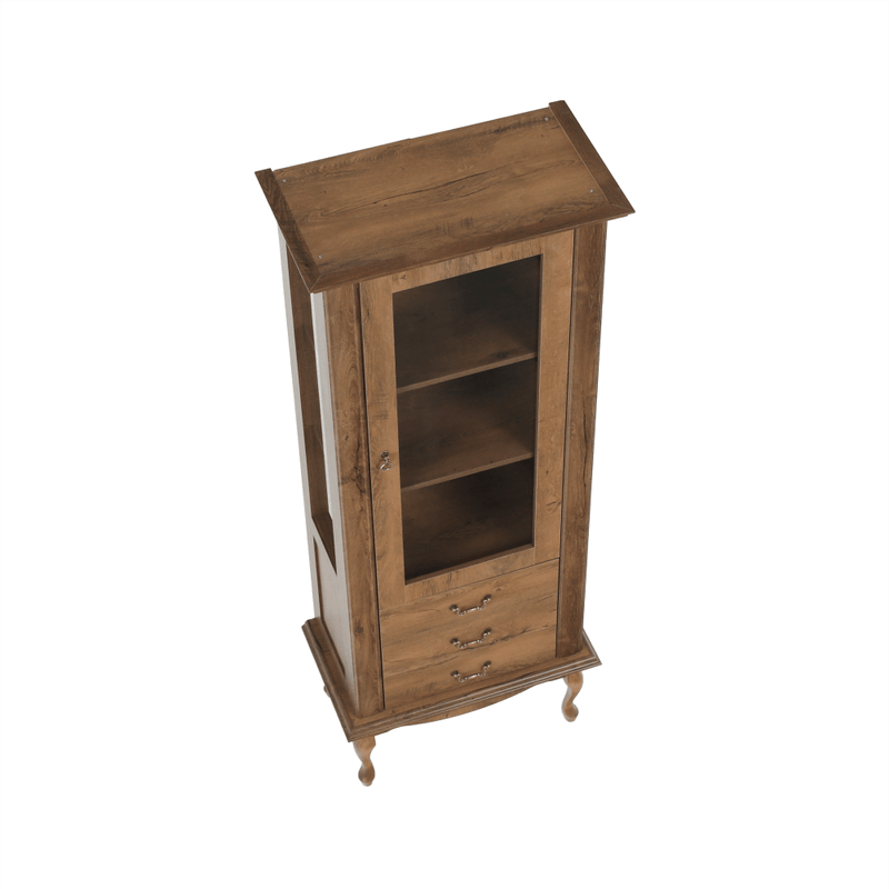 Casa si Gradina - Mobilier - Dulapuri si sifoniere - Dulapuri - Vitrina DA4, stejar lefkas, VILAR - Infinity.ro