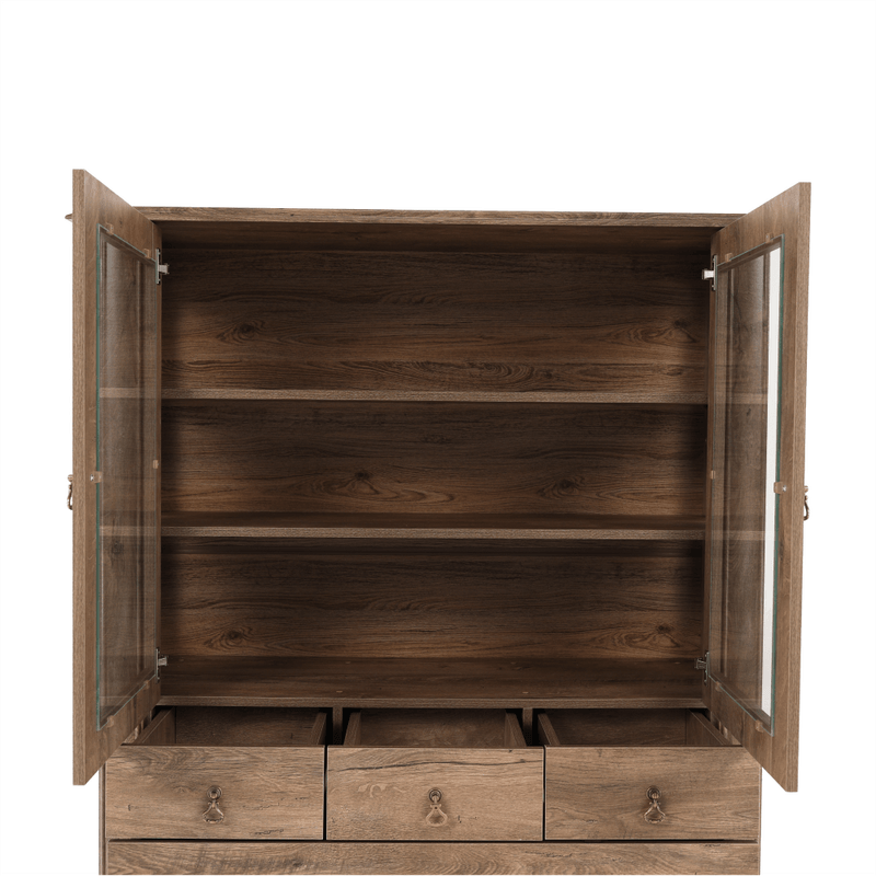 Casa si Gradina - Mobilier - Dulapuri si sifoniere - Dulapuri - Vitrina DA5, stejar lefkas, VILAR - Infinity.ro