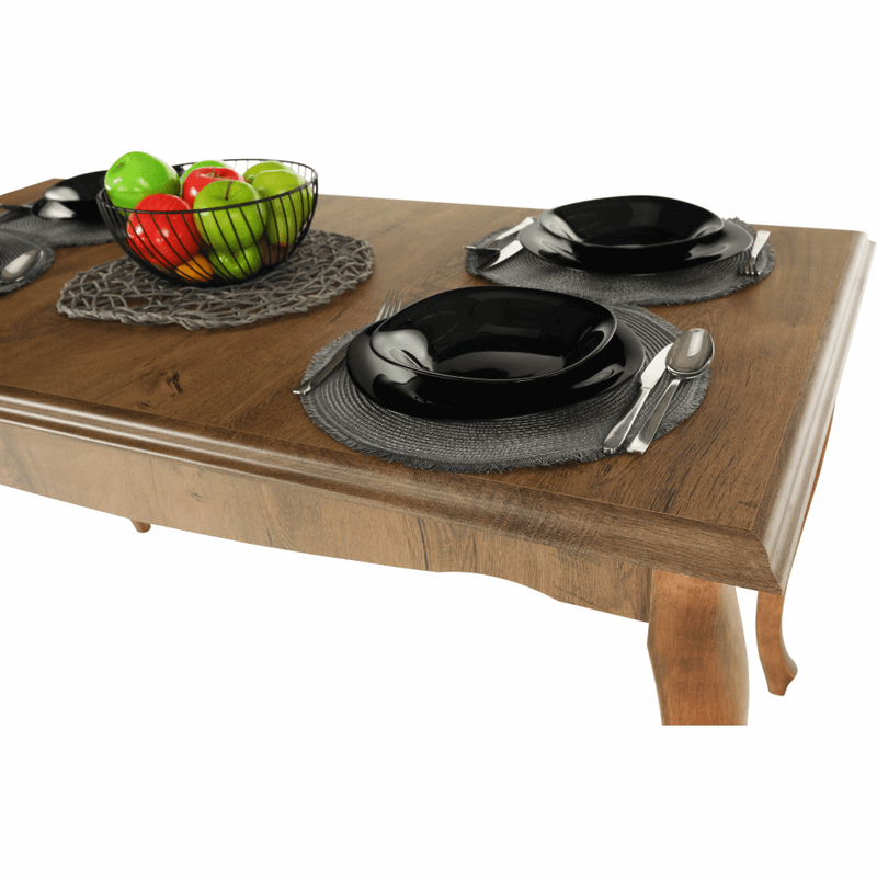 Casa si Gradina - Mobilier - Mese si birouri - Mese bucatarie si dining - Masa dining DA19, stejar lefkas, 146x76 cm, VILAR - Infinity.ro