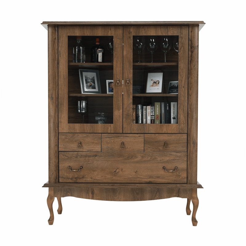 Casa si Gradina - Mobilier - Dulapuri si sifoniere - Dulapuri - Vitrina DA5, stejar lefkas, VILAR - Infinity.ro