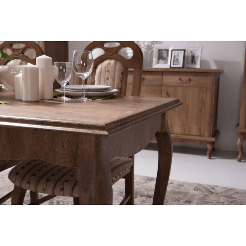 Casa si Gradina - Mobilier - Mese si birouri - Mese bucatarie si dining - Masa dining DA19, stejar lefkas, 146x76 cm, VILAR - Infinity.ro