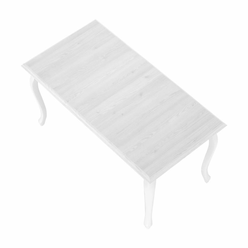 Casa si Gradina - Mobilier - Mese si birouri - Mese bucatarie si dining - Masa dining DA19, pin alb, 146x76 cm, VILAR - Infinity.ro