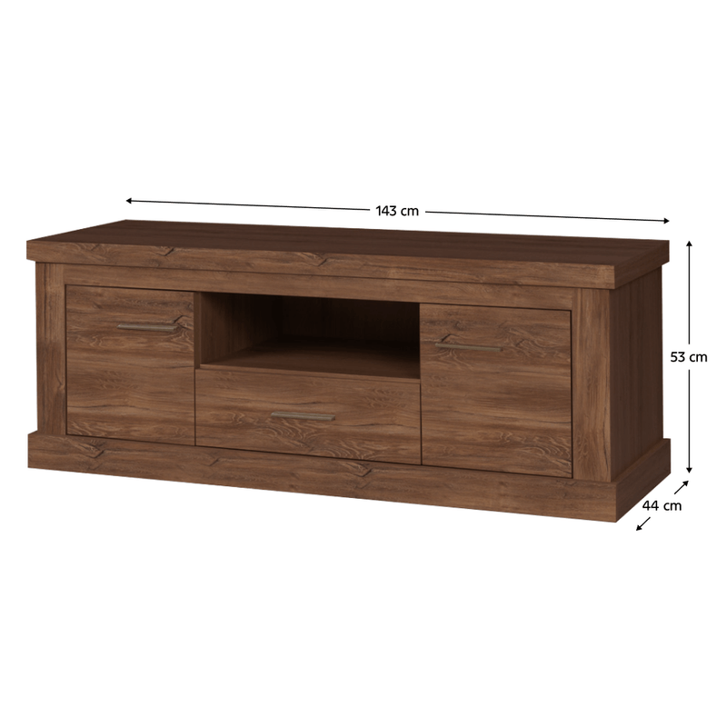 Casa si Gradina - Mobilier - Mese si birouri - Masute de cafea - Masuta RTV AR9, stejar stirling, HILARD - Infinity.ro