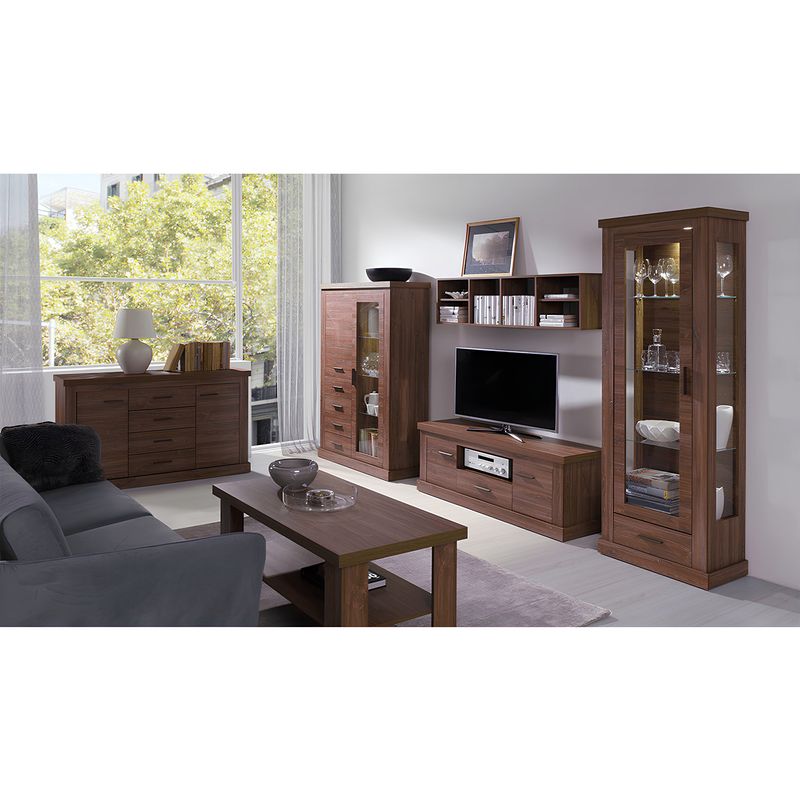 Casa si Gradina - Mobilier - Dulapuri si sifoniere - Dulapuri - Vitrina AR2, stejar stirling, HILARD - Infinity.ro