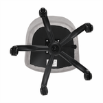 Casa si Gradina - Mobilier - Scaune si fotolii - Scaune - Scaun de birou, material textil din catifea gri deschis / negru, EROL - Infinity.ro