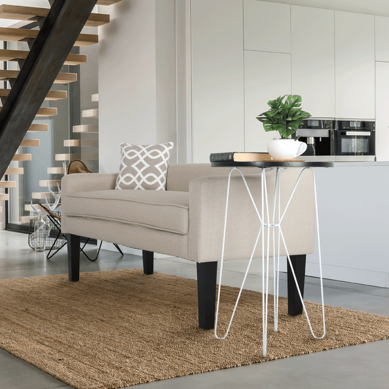 Casa si Gradina - Mobilier - Canapele si coltare - Banchete - Banca, bej, FIRONA - Infinity.ro