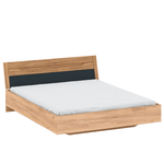 Casa si Gradina - Mobilier - Paturi si accesorii - Paturi - Pat, stejar craft auriu / gri grafit, FIDEL - Infinity.ro