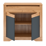 Casa si Gradina - Mobilier - Biblioteci si rafturi - Rafturi - Scrin G, stejar craft artizanal / gri grafit, FIDEL - Infinity.ro