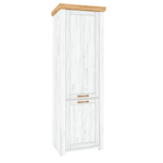 Casa si Gradina - Mobilier - Dulapuri si sifoniere - Dulapuri - Mobila cu polite V, stejar craft auriu / stejar craft alb, SUDBURY - Infinity.ro