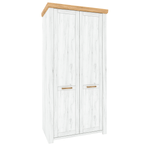 Casa si Gradina - Mobilier - Dulapuri si sifoniere - Dulapuri - Dulap cu spatiu pt. umerase F, stejar craft auriu / stejar craft alb, SUDBURY - Infinity.ro