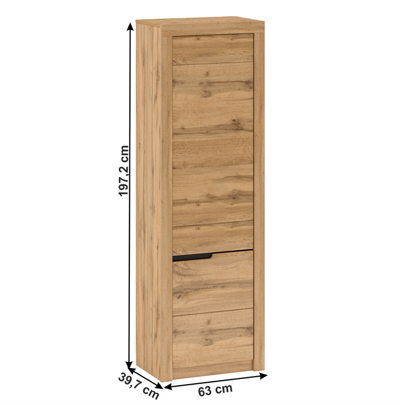 Casa si Gradina - Mobilier - Dulapuri si sifoniere - Dulapuri - Dulap cu polite V1, stejar wotan, dreapta, TORONTA - Infinity.ro