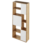 Casa si Gradina - Mobilier - Biblioteci si rafturi - Rafturi - Raft, stejar sonom / alb, ULIMI - Infinity.ro
