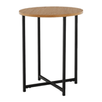 Casa si Gradina - Mobilier - Mese si birouri - Masute de cafea - Masuta laterala, stejar / metal negru, IMSAR - Infinity.ro