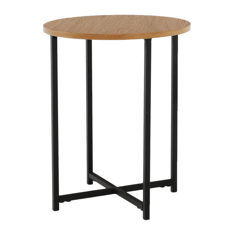 Casa si Gradina - Mobilier - Mese si birouri - Masute de cafea - Masuta laterala, stejar / metal negru, IMSAR - Infinity.ro