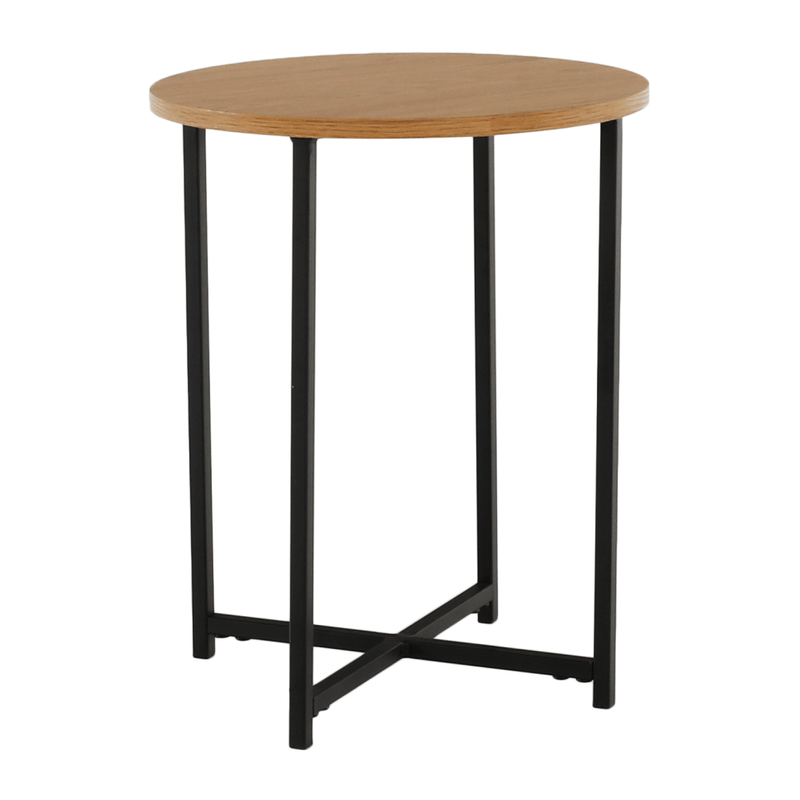 Casa si Gradina - Mobilier - Mese si birouri - Masute de cafea - Masuta laterala, stejar / metal negru, IMSAR - Infinity.ro