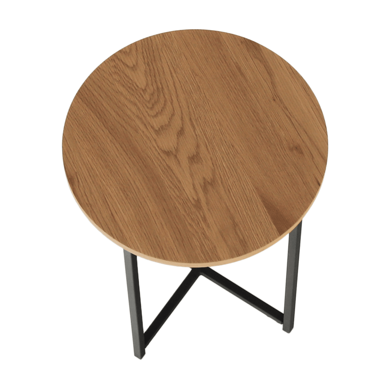 Casa si Gradina - Mobilier - Mese si birouri - Masute de cafea - Masuta laterala, stejar / metal negru, IMSAR - Infinity.ro