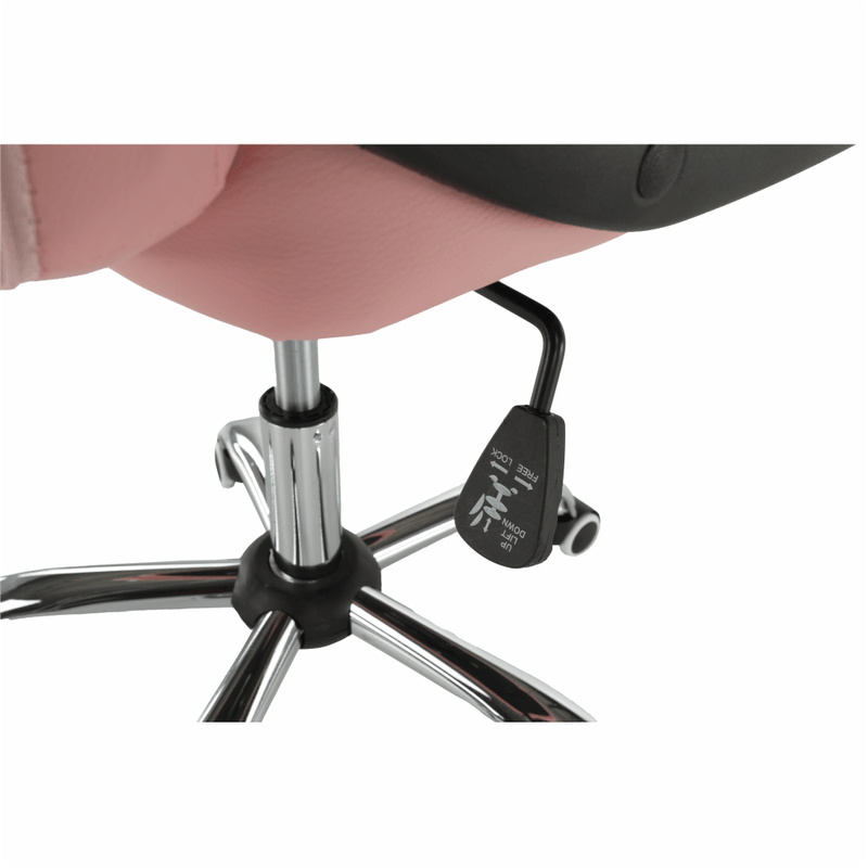 Casa si Gradina - Mobilier - Scaune si fotolii - Fotolii - Fotoliu de birou, piele ecologica roz RULIS - Infinity.ro