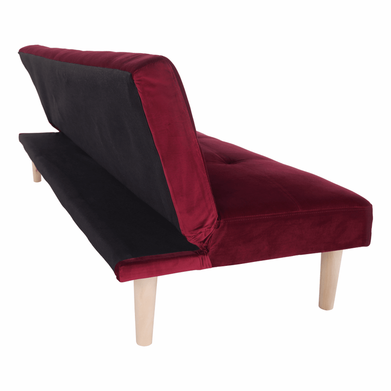 Casa si Gradina - Mobilier - Canapele si coltare - Canapele - Canapea extensibila,  bordo/stejar, ALIDA - Infinity.ro