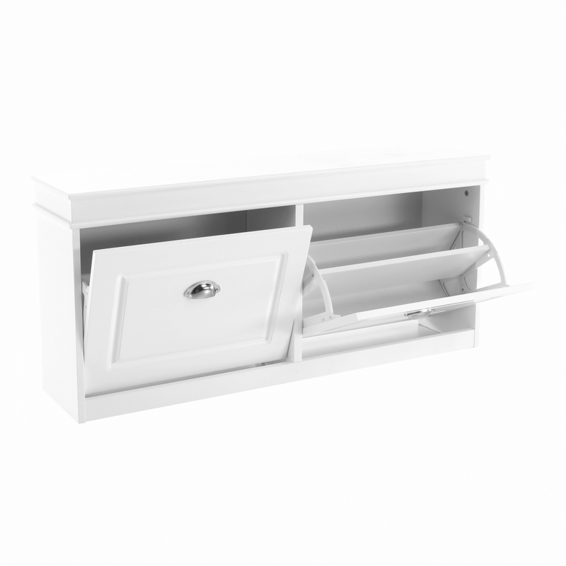 Casa si Gradina - Mobilier - Dulapuri si sifoniere - Dulapuri pantofi - Pantofar, 2 compartimente, alb, SEBER TYP 4 - Infinity.ro
