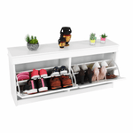 Casa si Gradina - Mobilier - Dulapuri si sifoniere - Dulapuri pantofi - Pantofar, 2 compartimente, alb, SEBER TYP 4 - Infinity.ro