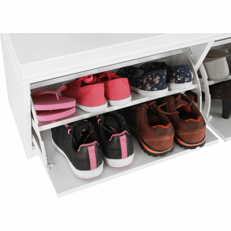 Casa si Gradina - Mobilier - Dulapuri si sifoniere - Dulapuri pantofi - Pantofar, 2 compartimente, alb, SEBER TYP 4 - Infinity.ro