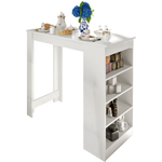 Casa si Gradina - Mobilier - Mese si birouri - Mese living - Masa de bar, alb,117x57 cm,  AUSTEN - Infinity.ro