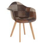 Casa si Gradina - Mobilier - Scaune si fotolii - Fotolii - Fotoliu de design, patchwork/fag, TERST - Infinity.ro