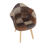 Casa si Gradina - Mobilier - Scaune si fotolii - Fotolii - Fotoliu de design, patchwork/fag, TERST - Infinity.ro