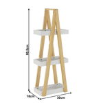 Casa si Gradina - Mobilier - Biblioteci si rafturi - Rafturi - Raft de depozitare, alb / natural, ARVEN - Infinity.ro