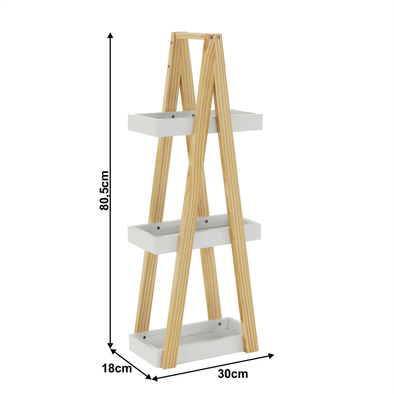 Casa si Gradina - Mobilier - Biblioteci si rafturi - Rafturi - Raft de depozitare, alb / natural, ARVEN - Infinity.ro