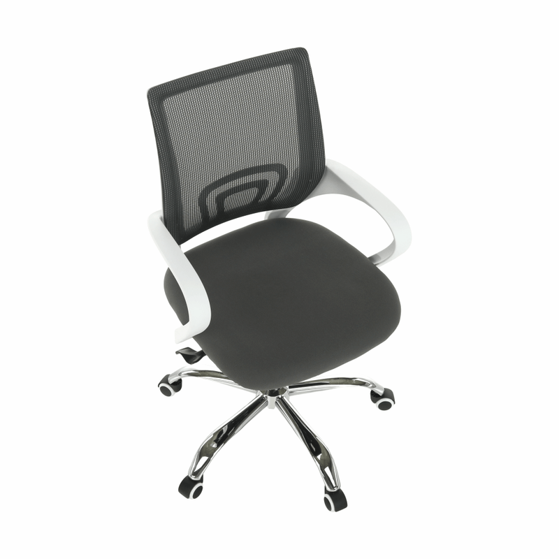 Casa si Gradina - Mobilier - Scaune si fotolii - Fotolii - Fotoliu de birou, gri/alb, SANAZ TYP 2 - Infinity.ro