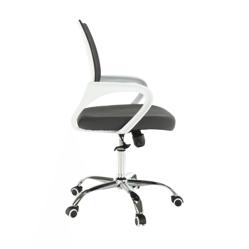 Casa si Gradina - Mobilier - Scaune si fotolii - Fotolii - Fotoliu de birou, gri/alb, SANAZ TYP 2 - Infinity.ro