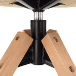 Casa si Gradina - Mobilier - Scaune si fotolii - Fotolii - Fotoliu rotativ, textil Velvet, bej/fag, DALIO - Infinity.ro