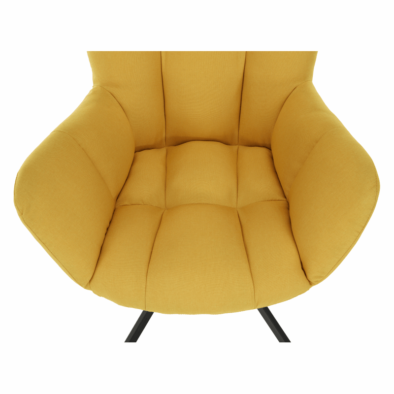 Casa si Gradina - Mobilier - Scaune si fotolii - Scaune - Scaun de design rotativ, galben/negru, KOMODO - Infinity.ro