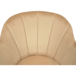 Casa si Gradina - Mobilier - Scaune si fotolii - Fotolii - Fotoliu rotativ, textil Velvet, bej/fag, DALIO - Infinity.ro