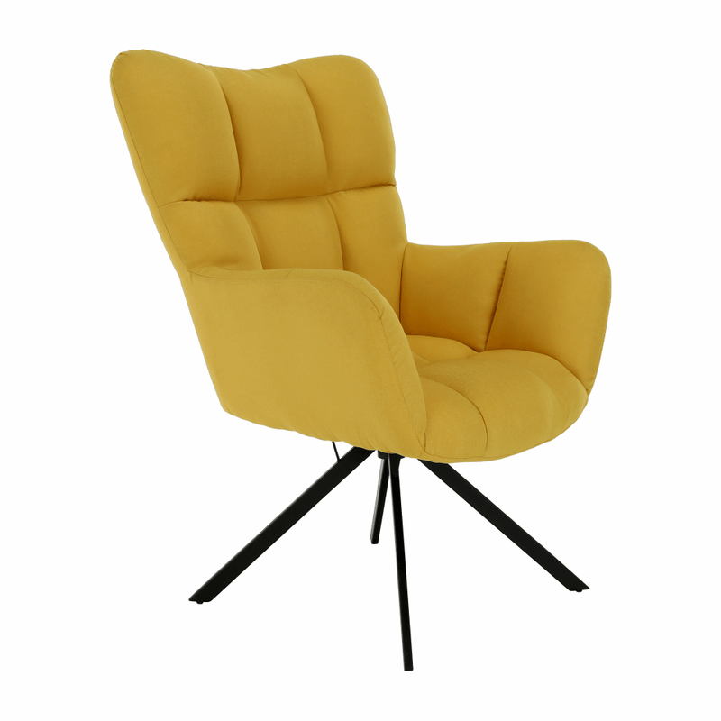 Casa si Gradina - Mobilier - Scaune si fotolii - Scaune - Scaun de design rotativ, galben/negru, KOMODO - Infinity.ro
