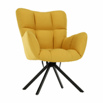 Casa si Gradina - Mobilier - Scaune si fotolii - Scaune - Scaun de design rotativ, galben/negru, KOMODO - Infinity.ro