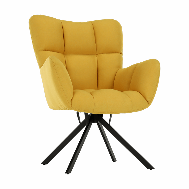Casa si Gradina - Mobilier - Scaune si fotolii - Scaune - Scaun de design rotativ, galben/negru, KOMODO - Infinity.ro