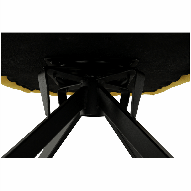 Casa si Gradina - Mobilier - Scaune si fotolii - Scaune - Scaun de design rotativ, galben/negru, KOMODO - Infinity.ro