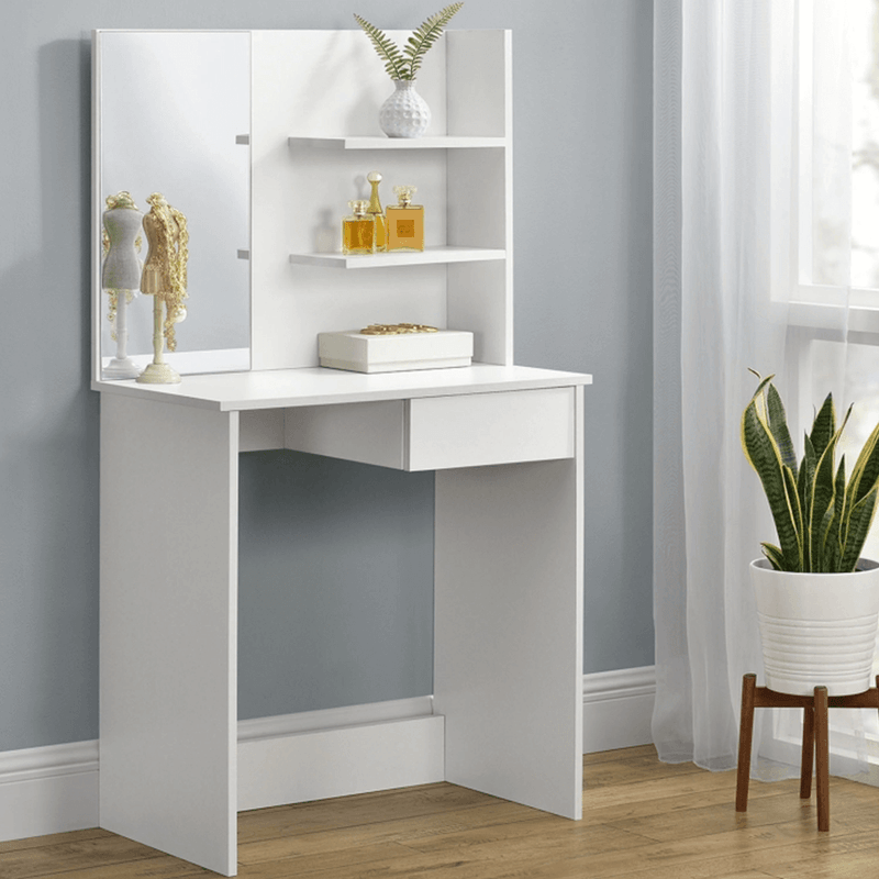 Casa si Gradina - Mobilier - Comode si corpuri - Masute de toaleta - Masuta de toaleta/toaleta, alb, BELEZA - Infinity.ro