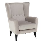 Casa si Gradina - Mobilier - Scaune si fotolii - Fotolii - Fotoliu, crem/negru, RODEZA - Infinity.ro