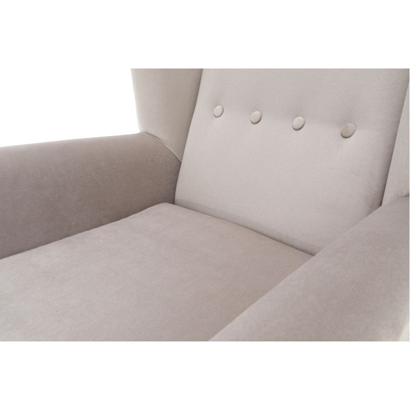 Casa si Gradina - Mobilier - Scaune si fotolii - Fotolii - Fotoliu, crem/negru, RODEZA - Infinity.ro