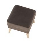 Casa si Gradina - Mobilier - Scaune si fotolii - Tabureti - Taburet,  RODEZA, gri-maro-taupe/fag - Infinity.ro